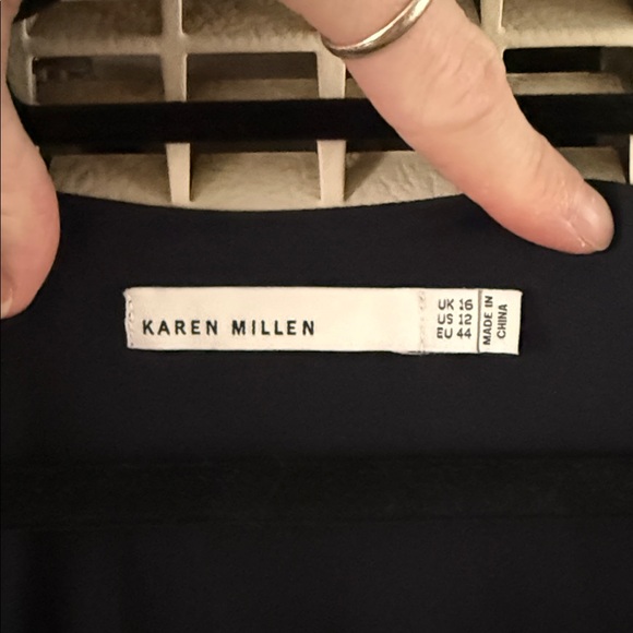 Karen Millen ruched draped silk dress - Picture 6 of 9